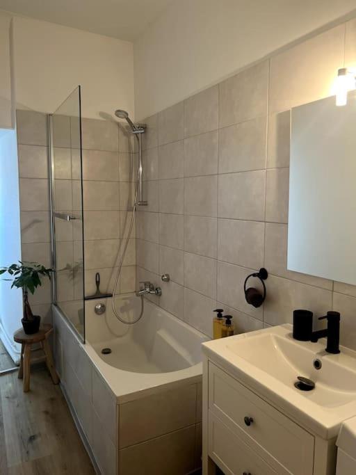 Appartement Cosy Et Lumineux Avec Parking Gratuit 科尔马 外观 照片